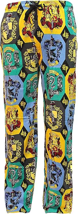 Harry Potter lounge pants pajama bottoms with howarts crest