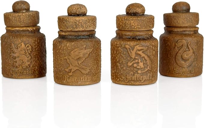 Harry Potter themed ceramic spice jars